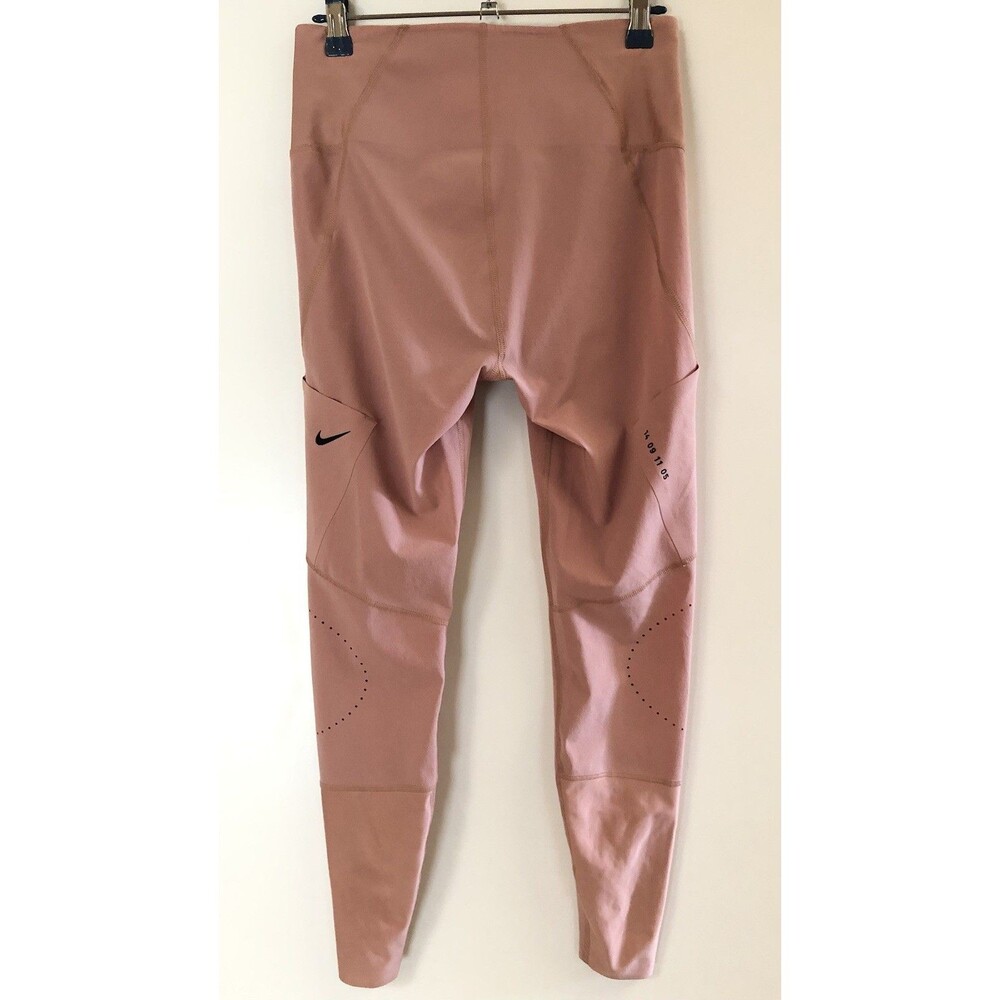 Nike Tech Pack Power Pocket LUX Training Tights Pants Blush Pink Women's Small - Picture 8 of 11